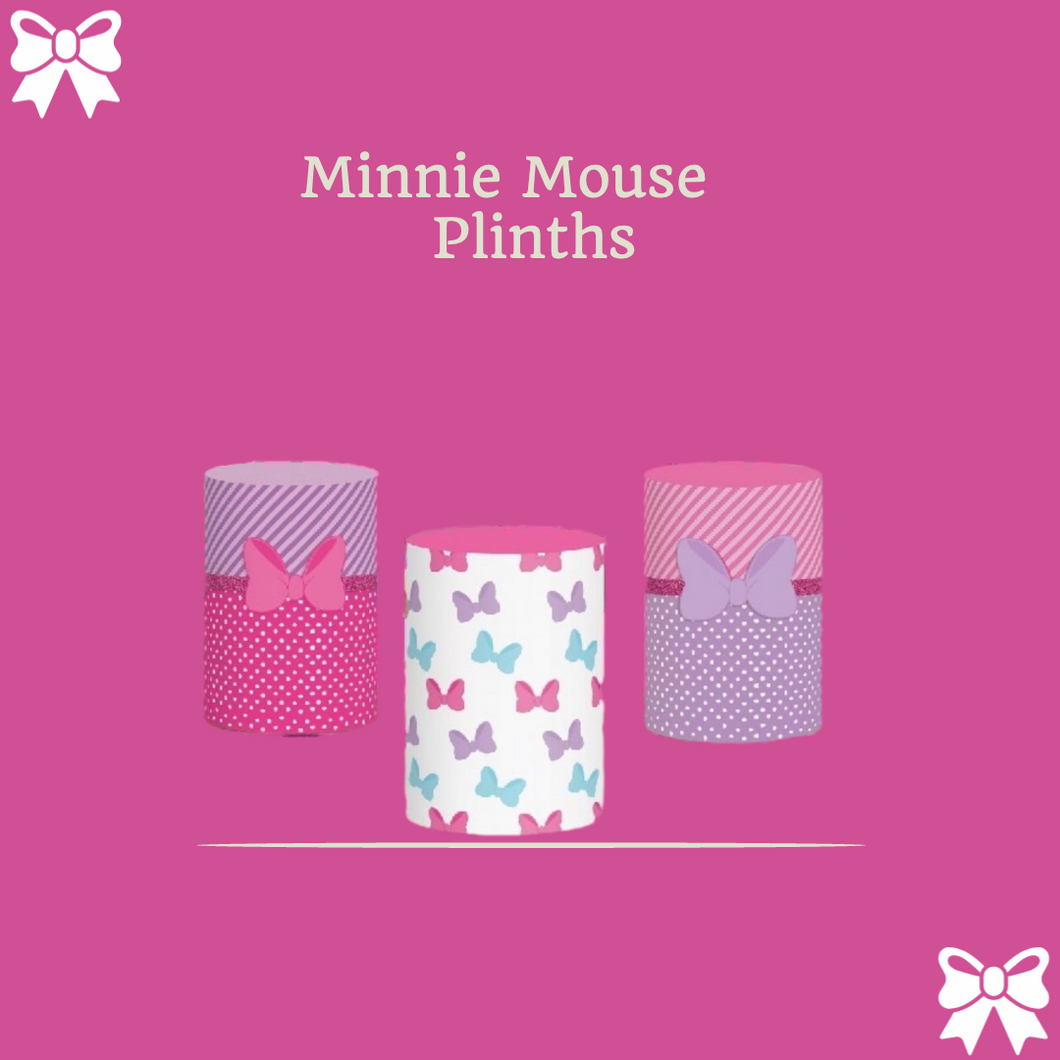 Minnie Mouse Plinths