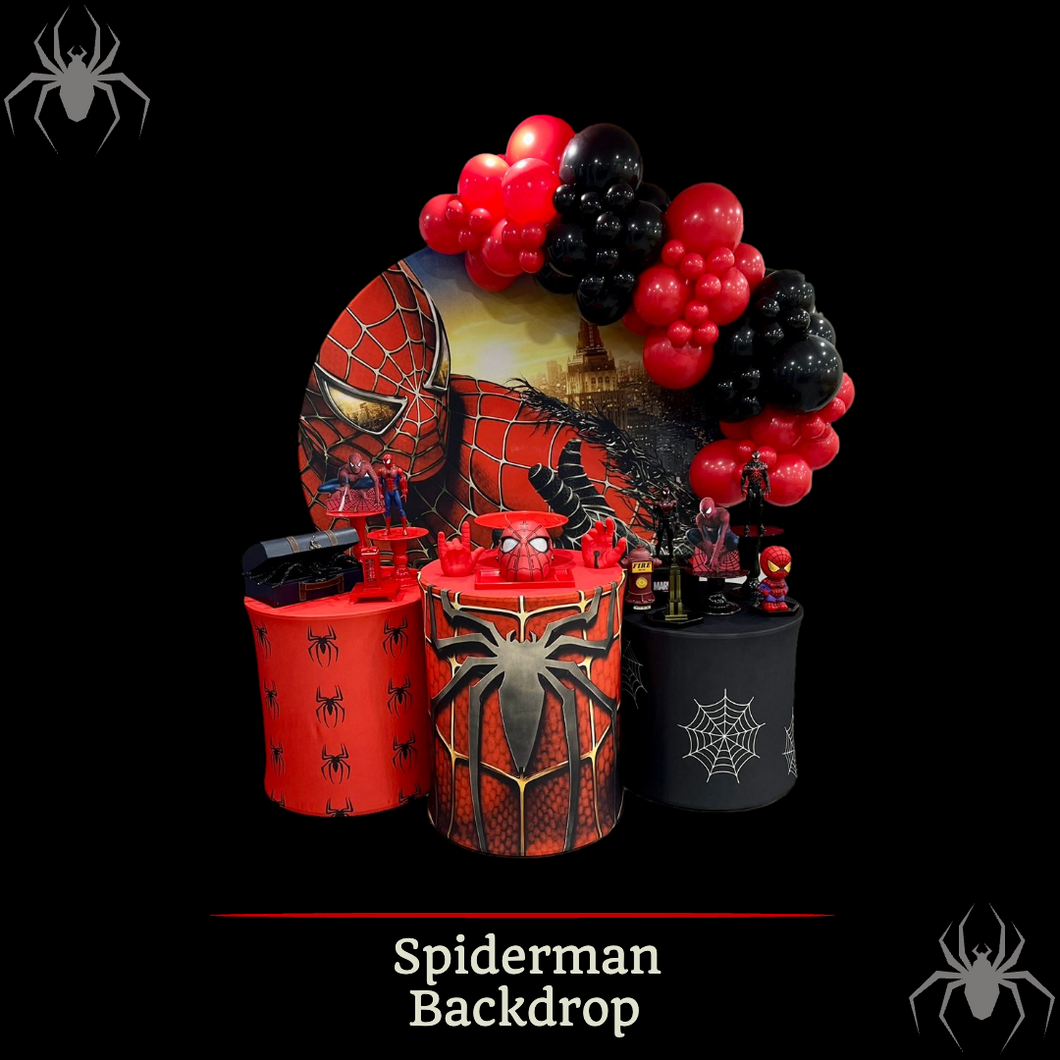 Spiderman backdrop set