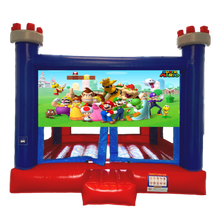 Load image into Gallery viewer, Super Mario Bros Bouncy Castle
