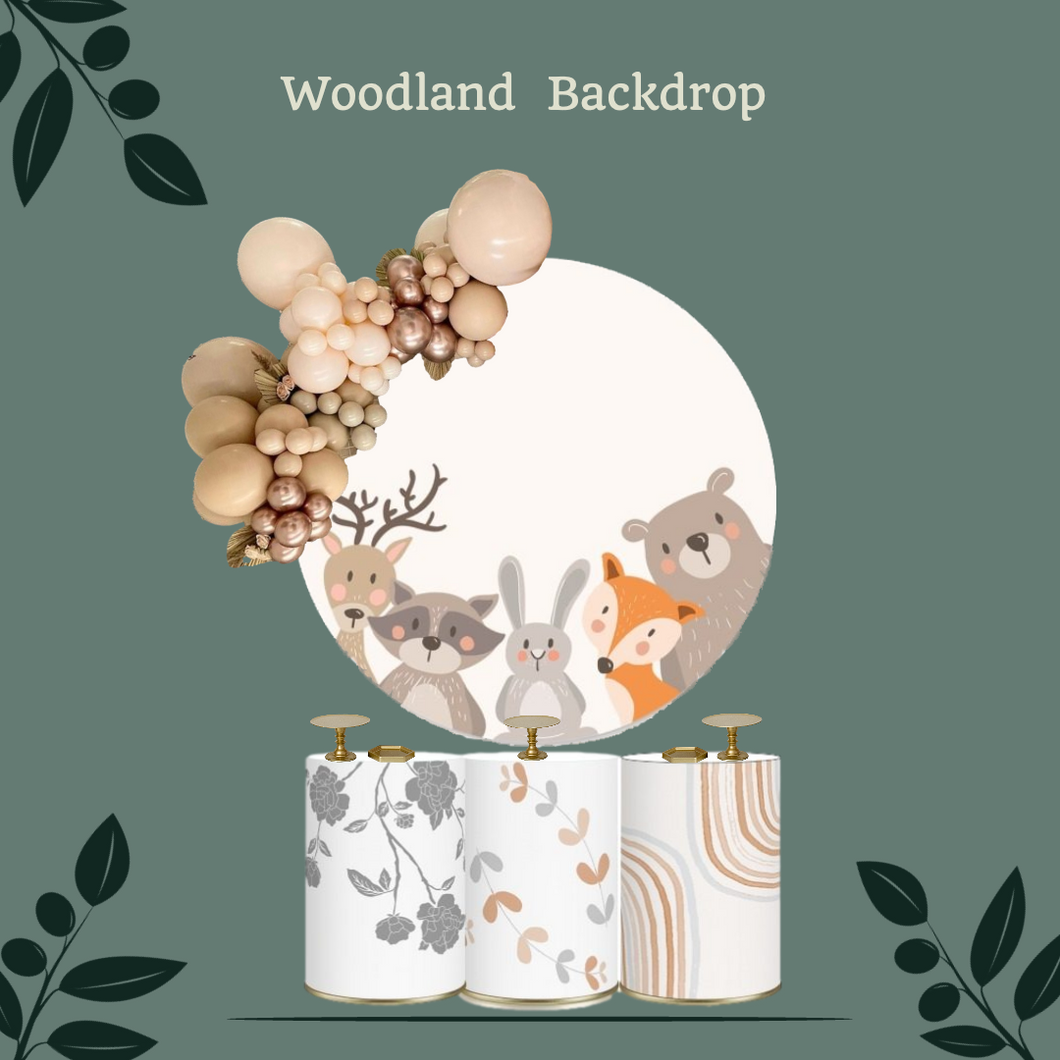 Woodland Backdrop Set